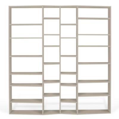 Biblioth&egrave;que Valsa 003 gris (bois FSC) - Tema Home 
