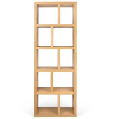 Tema home Biblioth&egrave;que Berlin H.198 x L. 70 cm - Ch&ecirc;ne