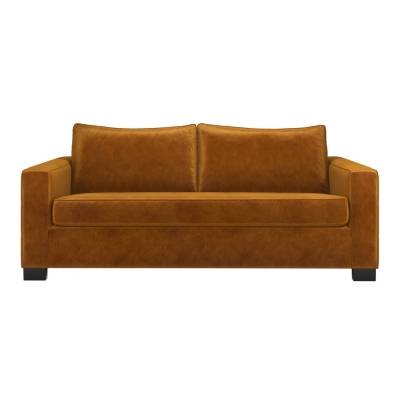CAMIF Canap&eacute; convertible tissu velours Octave