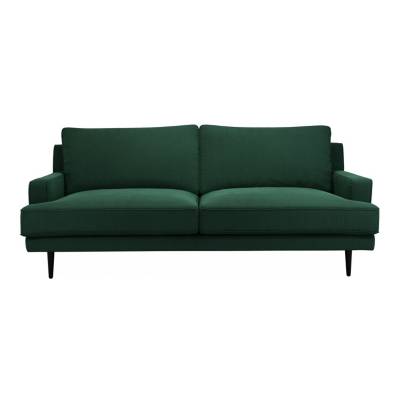 CAMIF Canap&eacute; velours Oscar 39 jours Vert Emeraude