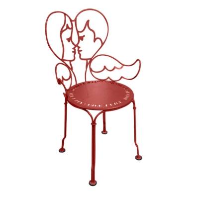 FERMOB Chaise ANGE, coloris au choix Piment