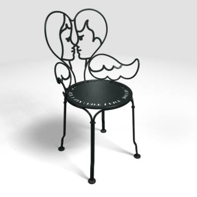 FERMOB Chaise ANGE, coloris au choix R&eacute;glisse