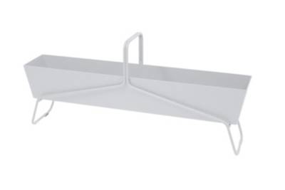 FERMOB  Jardini&egrave;re BASKET - 01 blanc coton - 54 x 119 x 34 cm