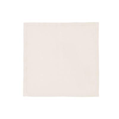 ALEXANDRE TURPAULT Serviette de table en lin blanc 45x45