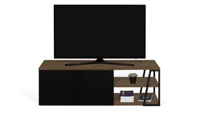 TEMA HOME Meuble tv albi 145 - noyer et noir laqu&eacute; - temahome 9500.639791
