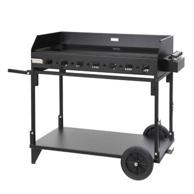 LE MARQUIER Plancha gaz Exception Pakita sur chariot 