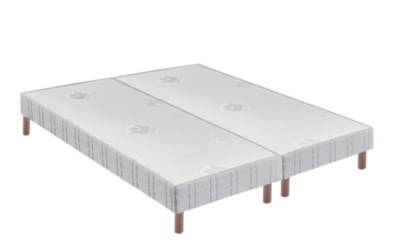 BULTEX Sommier tapissier  Confort Ferme 160x190 avec 2 sommiers