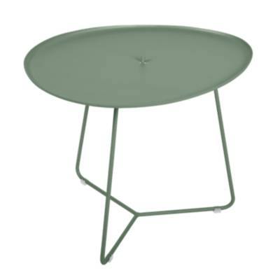 FERMOB Table basse Cocotte - Plateau amovible - M&eacute;tal - Cactus