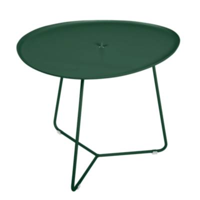 FERMOB Table basse &agrave; plateau amovible Cocotte  C&egrave;dre