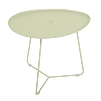 FERMOB Table basse &agrave; plateau amovible Cocotte  Tilleul