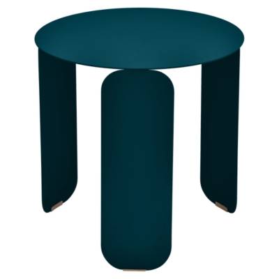FERMOB  Table Bebop ronde - 21 bleu acapulco - &Oslash; 45 cm