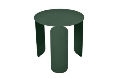 FERMOB Table Basse Ronde &Oslash;45 cm Bebop en Acier et Aluminium  C&egrave;dre