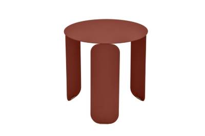 FERMOB  Table Bebop ronde - 20 ocre rouge - &Oslash; 45 cm