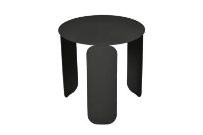FERMOB Table Basse Ronde &Oslash;45 cm Bebop en Acier et Aluminium  R&eacute;glisse