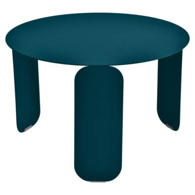 FERMOB  Table Bebop ronde - 21 bleu acapulco - &Oslash; 60 cm