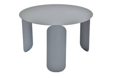FERMOB  Table Bebop ronde - 26 gris orage - &Oslash; 60 cm