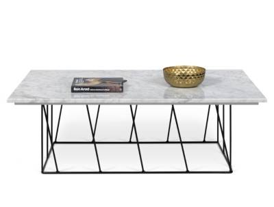 Table basse Helix marbre (blanc)/noir - Tema Home