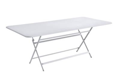 FERMOB  Table pliante CARACT&Egrave;RE - 01 blanc coton - 190 x 90 cm