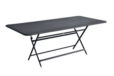 FERMOB  Table pliante CARACT&Egrave;RE - 47 anthracite - 190 x 90 cm