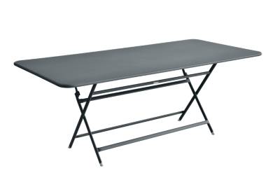 FERMOB  Table pliante CARACT&Egrave;RE - 26 gris orage - 190 x 90 cm