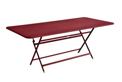 FERMOB  Table pliante CARACT&Egrave;RE - 43 chili - 190 x 90 cm