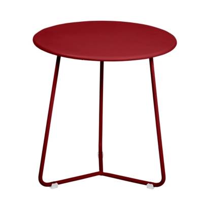FERMOB Table de jardin basse  Cocotte rond rouge 1 personnes