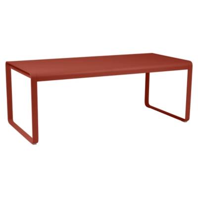FERMOB  Table BELLEVIE - 20 ocre rouge - 196 x 92 cm