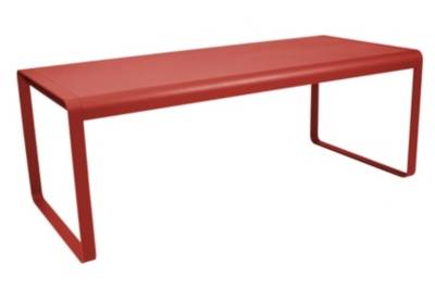 FERMOB  Table BELLEVIE - 43 chili mat - 196 x 92 cm