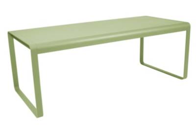 FERMOB  Table BELLEVIE - 65 vert tilleul - 196 x 92 cm
