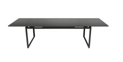 FERMOB Table  Biarritz &agrave; allonges lat&eacute;ral es, coloris au choix Carbone