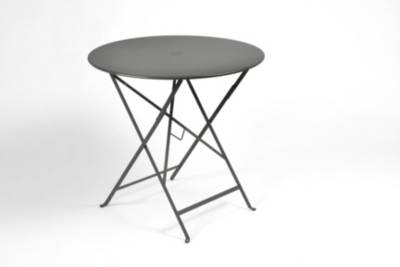 FERMOB  Table pliante BISTRO ronde - 47 anthracite mat - &Oslash; 77 cm