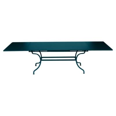 FERMOB Table &Agrave; Allonges Romane 200/300 X 100 Cm - Bleu Acapulco