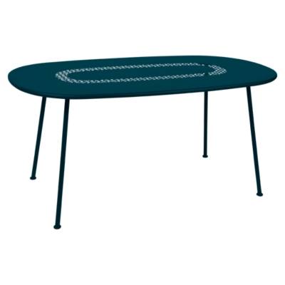 FERMOB Table Lorette 160 x 90 cm  Bleu acapulco