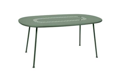 FERMOB  Table ovale Lorette  - 82 cactus mat