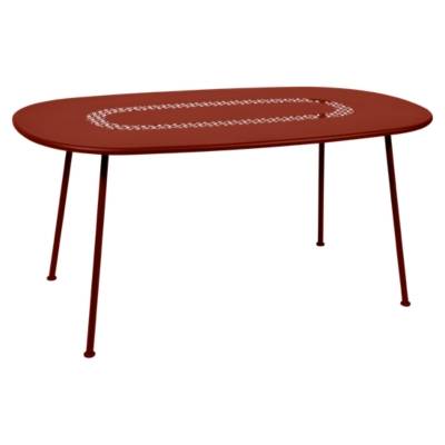 FERMOB Table Lorette 160 x 90 cm  Ocre rouge