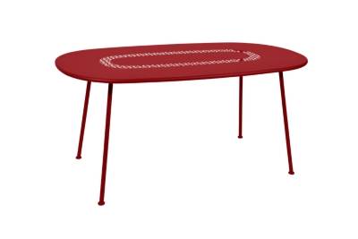FERMOB Table Lorette 160 x 90 cm  Piment
