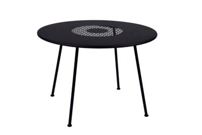 FERMOB Table Lorette Diam&egrave;tre 110 cm  R&eacute;glisse