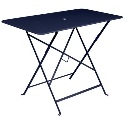 FERMOB  Table BISTRO rectangulaire - 92 bleu abysse - 97 x 57 cm