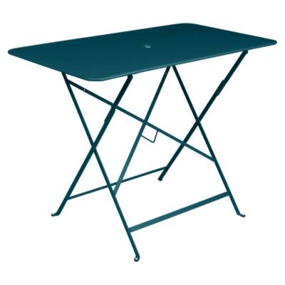 FERMOB  Table BISTRO rectangulaire - 21 bleu acapulco - 97 x 57 cm