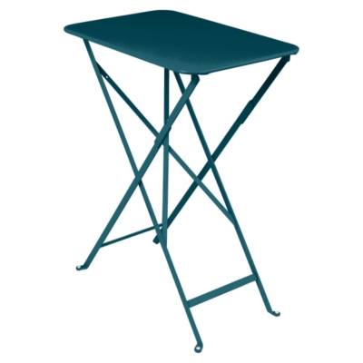 FERMOB  Table BISTRO rectangulaire - 21 bleu acapulco - 37 x 57 cm