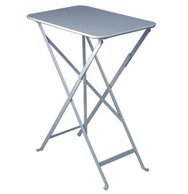 FERMOB Table Bistro - Rectangulaire - Acier - Gris orage - 37x57x74cm