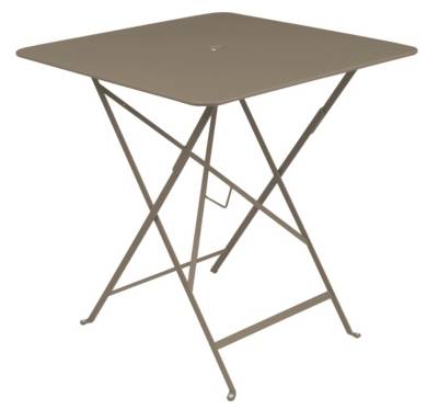 FERMOB  Table pliante BISTRO carr&eacute;e - 14 muscade - 71 x 71 cm