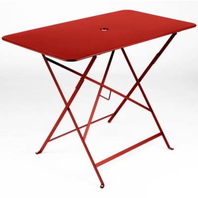 FERMOB  Table BISTRO rectangulaire - 43 chili mat - 97 x 57 cm