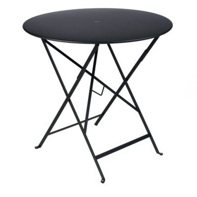 FERMOB  Table pliante BISTRO ronde - 42 r&eacute;glisse - &Oslash; 77 cm