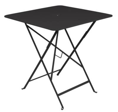 FERMOB  Table pliante BISTRO carr&eacute;e - 42 r&eacute;glisse - 71 x 71 cm