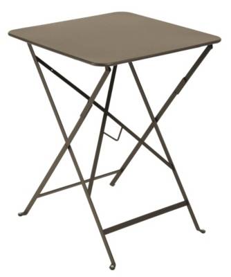 FERMOB  Table pliante BISTRO carr&eacute;e - 14 muscade - 57 x 57 cm