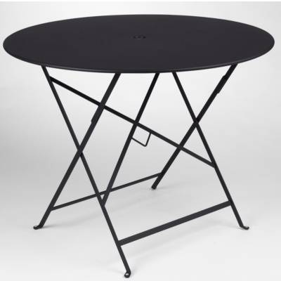 FERMOB  Table pliante BISTRO ronde - 42 r&eacute;glisse - &Oslash; 96 cm