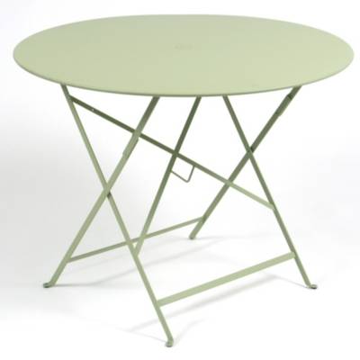 FERMOB  Table pliante BISTRO ronde - 65 vert tilleul - &Oslash; 96 cm