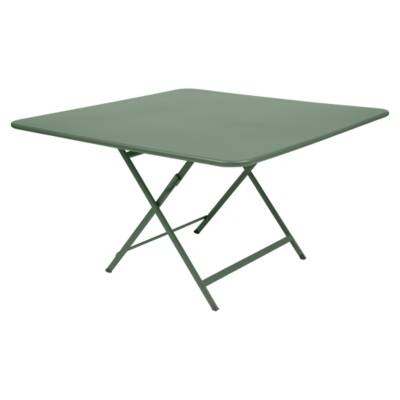 FERMOB  Table pliante CARACT&Egrave;RE - 82 cactus mat - carr&eacute;, 128 x 128 cm