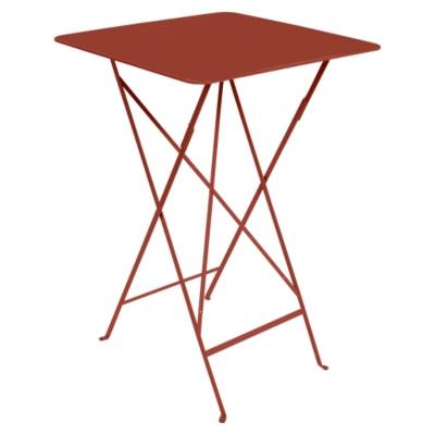 FERMOB Mange-debout Bistro - Acier - Ocre rouge - 71x71x105cm